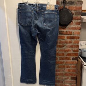 Ralph Lauren Men's Relaxed Fit Dark Blue Jeans